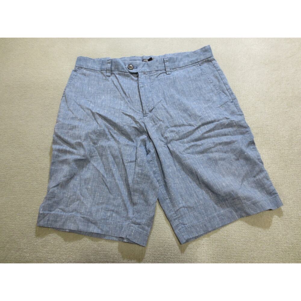 Banana Republic Mens Shorts 33 Emerson Blue Pockets Chino